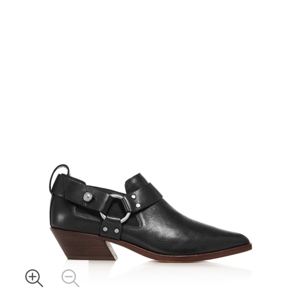 Free people rag and bone black western booties 5